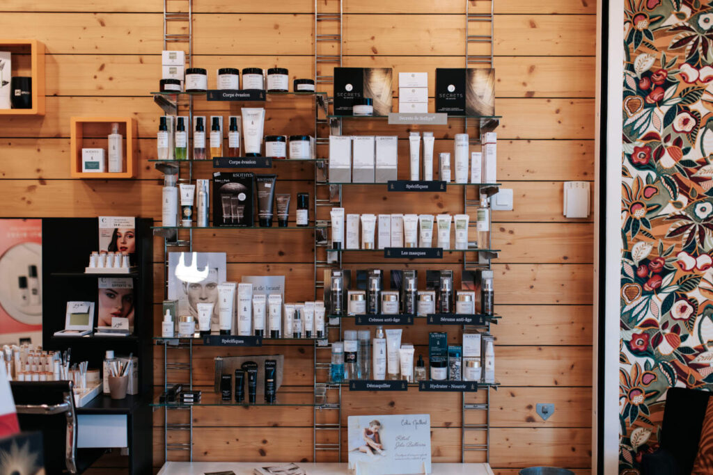 Photos des produits de soins de l'institut Beauty-K